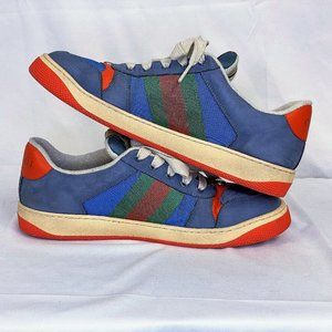 Gucci Screener Blue Sneakers